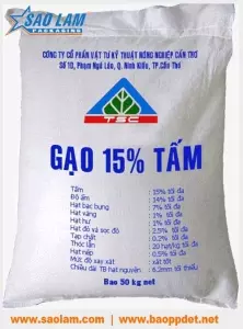 Bao pp dệt đựng gạo 50kg in Flexo